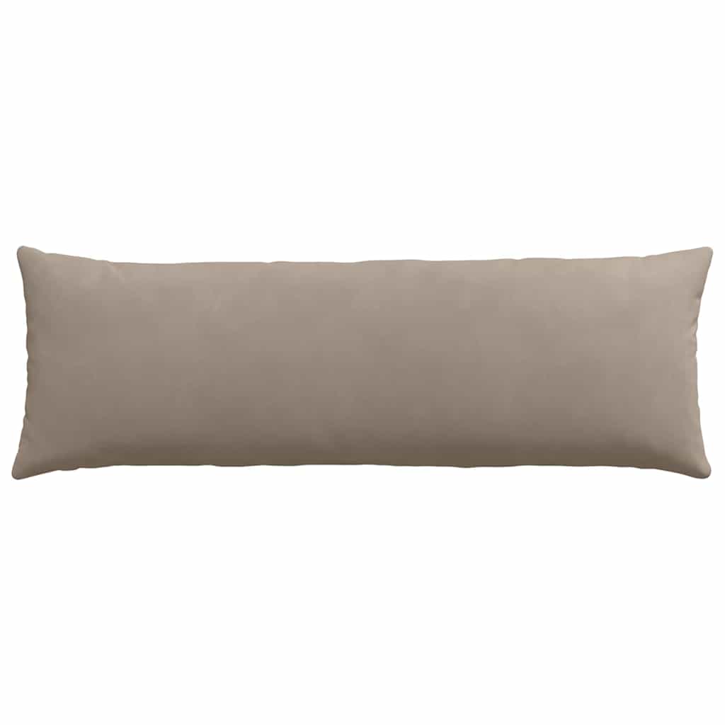 Sofa Pillows 2 pcs Taupe 120 x 40 cm Fabric